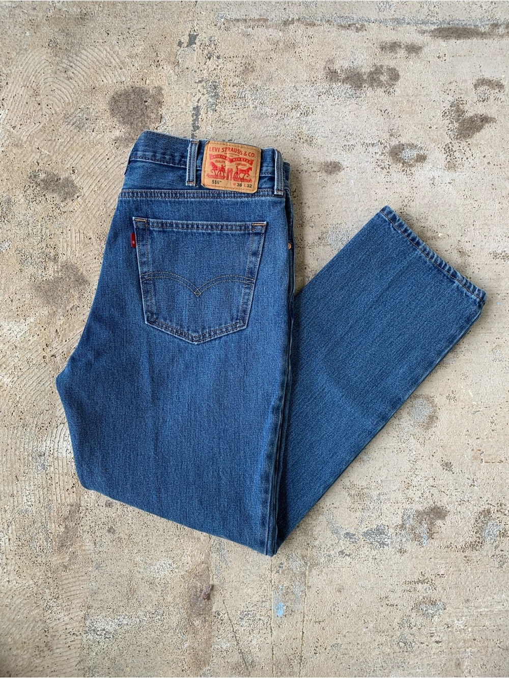 Levi's Men's Blue Straight-Leg Jeans